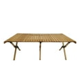 thumbnail image 5 of Imerelez Multi-Function Wooden Foldable Portable Patio Dining Table - Natural, Indoor and Outdoor, 5 of 6