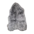 thumbnail image 3 of 2" X 3" Natural Light Gray Calfskin Area Rug, 3 of 5
