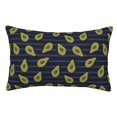 thumbnail image 1 of Bingfone Avocado for Double-Sided Plush Throw Pillow Cover, Pillow Protector with Hidden Zipper, Cushion Protector Home Decoration (Without Pillow Core)-14"x20", 1 of 6