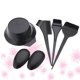 thumbnail image 5 of 1 juego de 5 peines profesionales para teñir el cabello, práctico cuenco para teñir el cabello, cepillo para teñir el cabello para peluquería (negro), 5 of 7