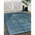 thumbnail image 2 of Ahgly Company Indoor Rectangle Mid-Century Modern Blue Koi Blue Area Rugs, 8' x 10', 2 of 6