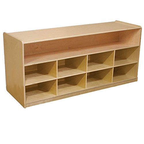 Wood Designs 99609 Mobile Low Storage Without Trays, 22.5" Height, 48" Width, 15" Length