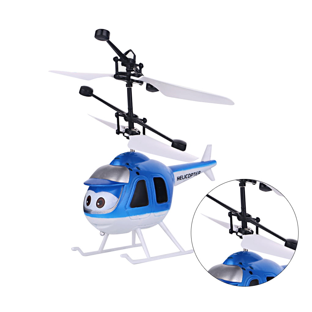 KID CHILD INTELLIGENCE TRAIN INDUCTION DRONE TOY ROBOT FLYING HELICOPTER NEW 