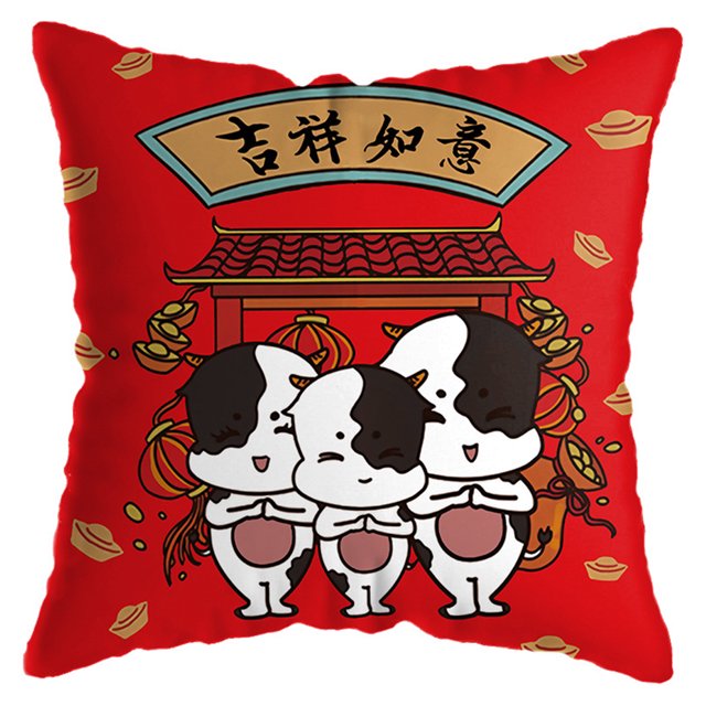 Almohada de felpa suave para sofá, diseño de animal tierno, tamaño 40x40 cm, incluye funda y relleno, perfecta para decorar y brindar comodidad en tu hogar.