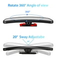 thumbnail image 2 of 2PCS Blind Spot Mirror Auto 360° Wide Angle Convex Rear Side View Car Truck SUV, 2 of 9