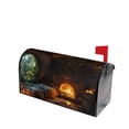 thumbnail image 2 of Bingfone Cozy Tree Hole Cabin Magnetic Mailbox Cover Standard Size for Garden Yard Outdoor Decorations-21x18 in, 2 of 7