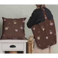 thumbnail image 5 of Soimoi Brown Rayon Fabric Floral Panel Decor Fabric Printed BTY 56 Inch Wide, 5 of 5