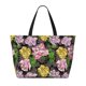 thumbnail image 2 of Fotbe Colorful Roses Bolsa de Viaje para Playa - Resistente al Agua, Bolsa Tote de Gran Capacidad y Ligera con 7 Bolsillos para Mujeres y Hombres, 2 of 7