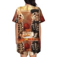 thumbnail image 4 of Womens Pajama Sets With Pocket, Halloween Cute Cat and Dog (2) Lounge Sets Short Sleeve Sleepwear PJ Sets for Women, 4 of 6