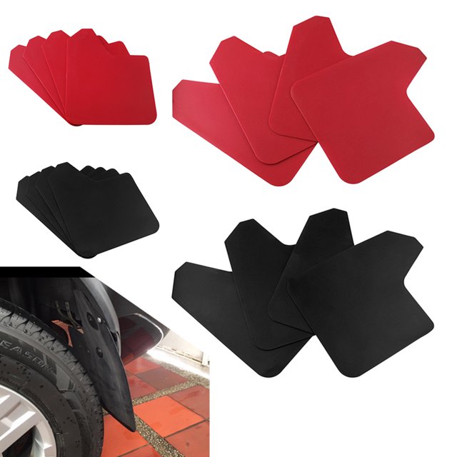 Flmtop 4Pcs Car Auto Front Rear Side Mud Flaps Splash Guards Fender Mudguards
