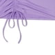 thumbnail image 2 of Gibobby Vestido de manga larga para mujer Vestido de mujer de manga larga con cordón de color sólido cuello redondo vestido ajustado(Morado,CH), 2 of 5