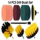 thumbnail image 4 of 12Pcs Drill Brush Attachment Set Power Scrubber Wash Cleaning Brushes Tool Kit Wheel for Rim Dashboard Cleaning Brush, 4 of 4