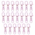 thumbnail image 1 of Ganchos de Langosta de Plástico Uxcell, Clips de Activación de Lanyard, Rosa, 1 of 5