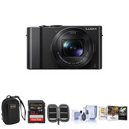 UPC: 0192223037601 | Lumix DMC-LX10 Digital Camera  20MP 1  Sensor – Bundle with 32GB SDHC U3 Card  Camera Case  Cleaning Kit  Memory Wallet  Mac Software Package