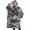 Beige Blue Camo, variant on Oversized Wearable Blanket Hoodie,Beige Blue Camo Mixed Shapes Pattern Sherpa Blanket Hoodie with Super Pockets,Super Warm Fuzzy Pullover for Women & Men