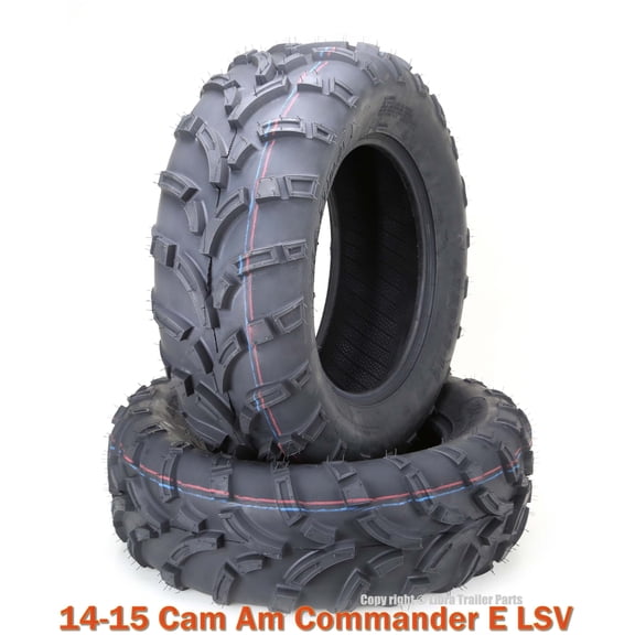 (2) WANDA 26x9-14 Front ATV Tire Set for 14-15 Cam Am Commander E LSV
