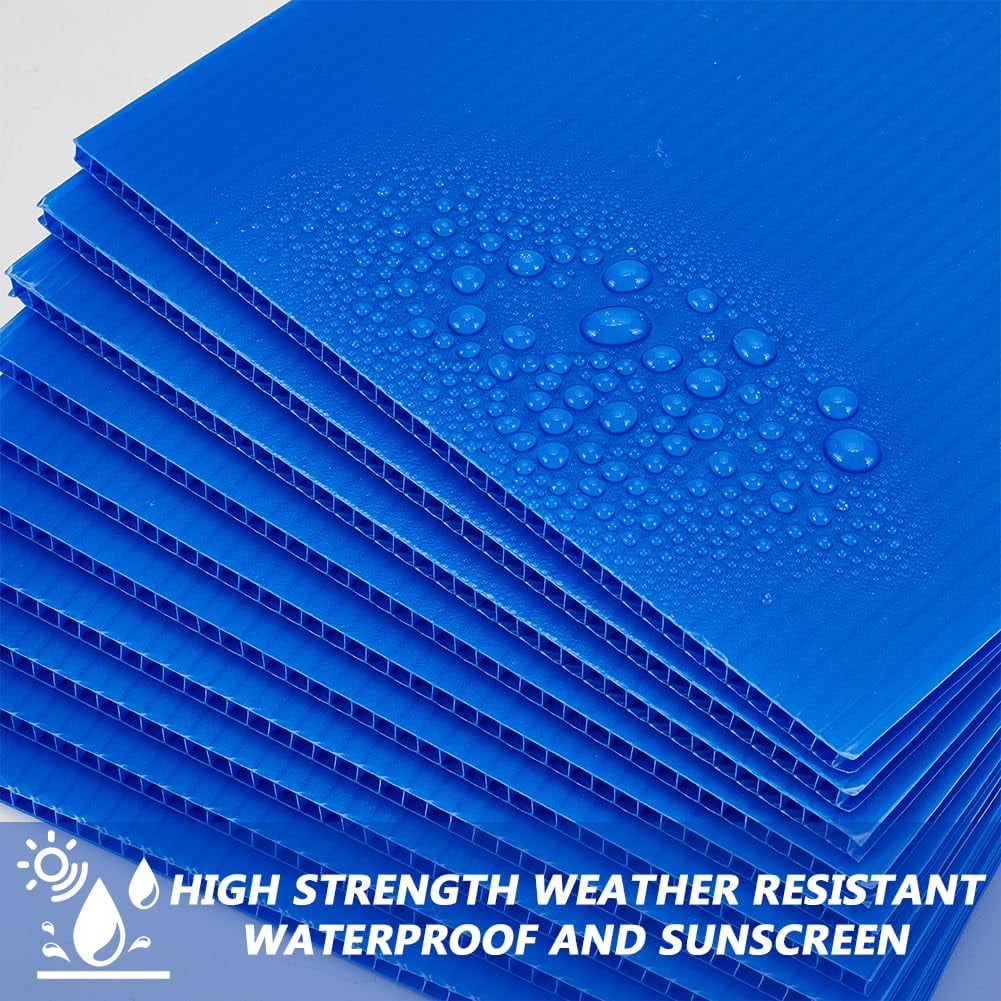20 Pcs Corrugated Plastic Sheet 5.9x11.8 Inch Plastic Corrugated Board 4mm Thickness Plastic Yard Signs Boards for Indoor and Outdoor Use A-Frame Warnings Divider Crafts Packing Mauve