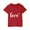 D Red, variant on Babcutegg Kids Short Tops Sleeve Shirts for Girls Boys Cotton T-shirt Fashionable Cotton Pullover Red Size 5 Years