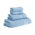 thumbnail image 4 of Halley Bath Towels 4-Piece Set-100% Turkish Cotton Ultra Soft, Absorbent Bathroom Towels - Machine Washable-Blue, 4 of 4