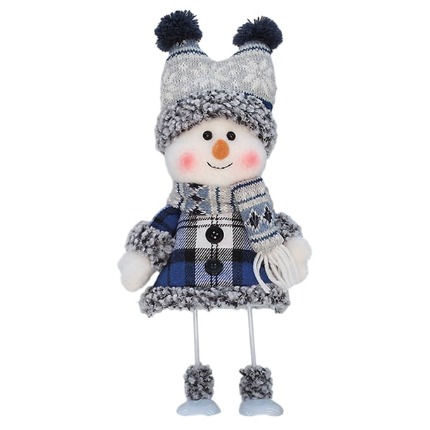 Figura Muñeco Nieve Felpa Tela Regalos Multiusos Navidad para