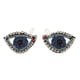 thumbnail image 2 of 2 piezas de de ojos de cristal de de imitación para planchar / coser en apliques de transferencia ajuste para proteger suéter m Hugo Aplique de costura, 2 of 5