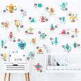thumbnail image 1 of Vinil Decorativo H&Jess de Robots Infantil abecedario, 1 of 2