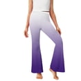 thumbnail image 6 of Piuwrlz Kids Flared Sweatpants Girls Boys Fleece Pants Pant Purple Size 7 Years, 6 of 6