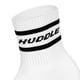 thumbnail image 3 of HUDDLE Calcetines Unisex, pack de 6 – Rayas, logo, Short Crew, calcetines deportivos, color liso Blanco 43-46, 3 of 3