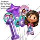 thumbnail image 1 of Gabby casa de muñecas gatos número globo decoración de fiesta de cumpleaños para niños globos de aluminio de látex conjunto de globos de muñeca de Gabby（9Pcs Balloon1 Purple AS picture, 1 of 5