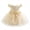 Champagne, variant on IDOPIP Infant Baby Girls Wedding Flower Girl Dress Satin Pearls Tulle Tutu Dress Bowknot V Back Pageant Party Princess Birthday Formal Dresses 12-18 Months White