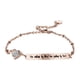 thumbnail image 1 of EeaseMX Muñeca con letras delicadas, pulsera creativa de Chian, hermoso brazalete de acero de titanio, regalo para mujer (rosa dorado), 1 of 7