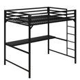 thumbnail image 4 of Miles Metal Full Loft Bed with Desk, 4 of 9