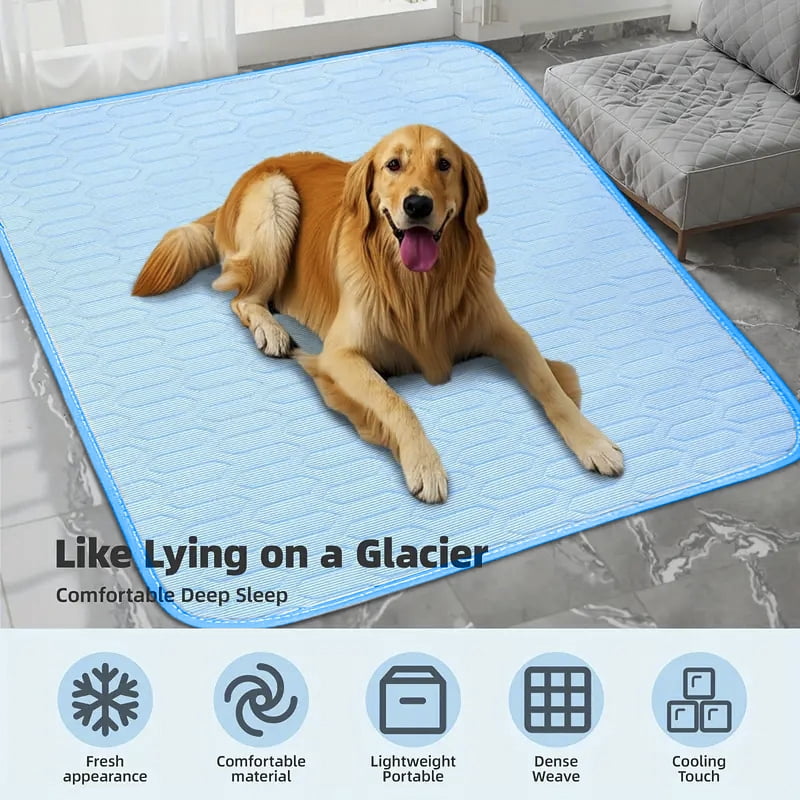 Dog Cooling Floor Mat Summer Pet Cold Bed Extra Large For Big Dogs Pet Accessories Cat Durable Blanket Sofa Cat Ice Pad Blankets