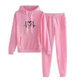 thumbnail image 2 of Shadoumai Womens 2 Piece Outfits Lounge Hoodie Sweatsuit Sets Oversized Sweatshirt Baggy Fall Comfy Sweatpants with Pockets, 2 of 3