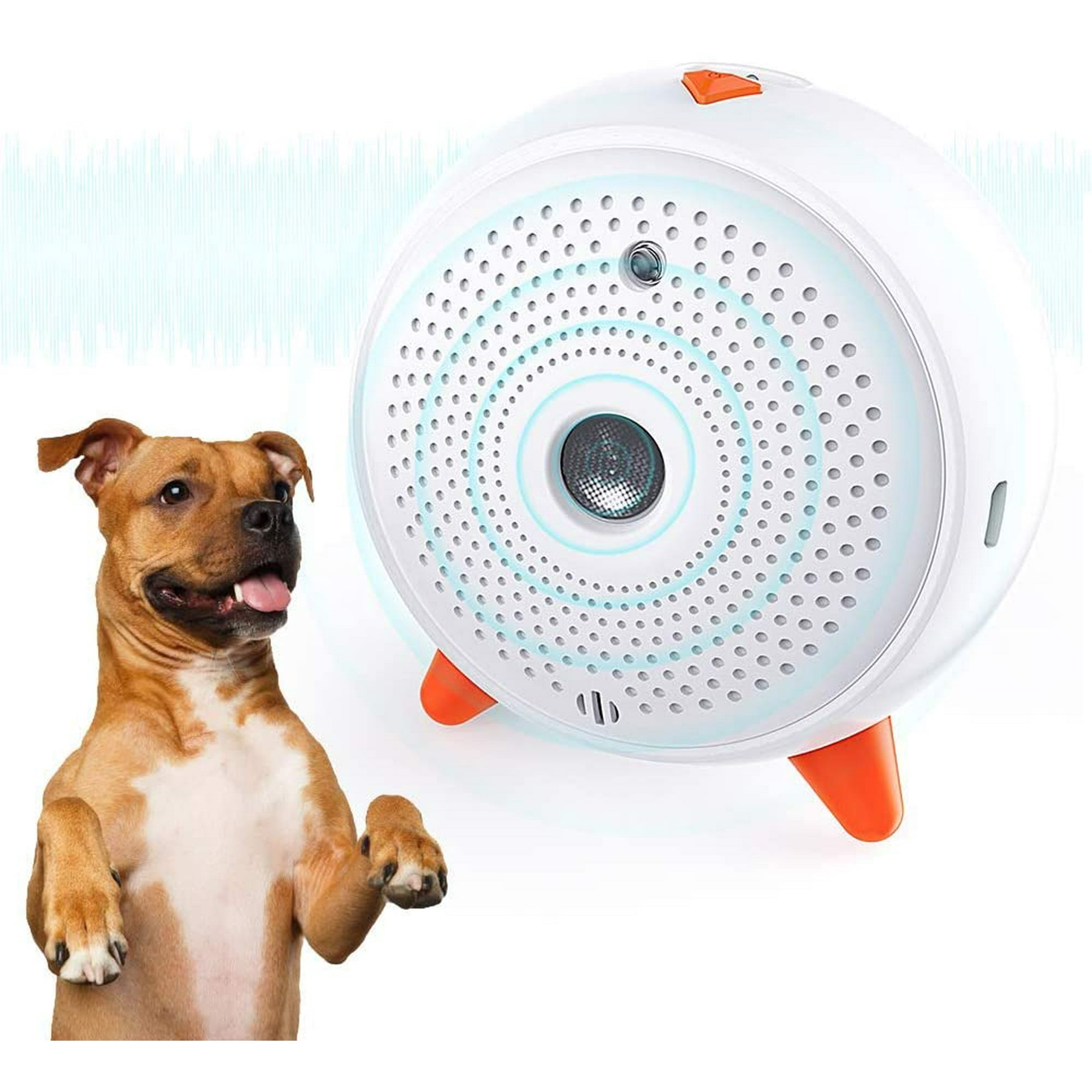 Iguohao Anti Barking Device For Dogs Rechargeable Ultrasonic Stop Dog Barking Deterrent Powerful Anti Bark Device Outdoor Easy Operate Dog Behavior