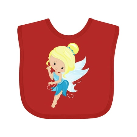 

Inktastic Cute Fairy Magic Fairy Forest Fairy Blonde Hair Gift Baby Girl Bib
