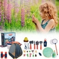 thumbnail image 3 of Juego de camping para niños con tienda de campaña, equipo de camping, juguete con tienda de juegos de simulación, kit de exploración al aire libre, juego de herramientas de camping para niños, 3 of 6