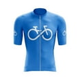 thumbnail image 1 of Bike Forever II Blue Cycling Jersey - S, 1 of 3