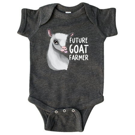 

Inktastic Future Goat Farmer Gift Baby Boy or Baby Girl Bodysuit
