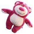 thumbnail image 2 of Oso llavero bolsa colgante llavero anillo encantador lindo adorno de felpa decoración oso rosa, 2 of 10