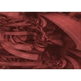 thumbnail image 1 of Ahgly Company Machine Washable Indoor Rectangle Transitional Red Area Rugs, 4' x 6', 1 of 7