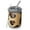 Gold And Brown, variant on 12oz Coffee Tumblers Gold and Black Of Leopard Print Stainless Steel Vacuum Insulated Travel Tumbler Coffee Cups Mug with Lid and Straw with Cleaning Brush for Cold & Hot Drinks