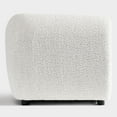 thumbnail image 4 of Furniture of America Nallia Tuxedo Style Upholstered Boucle Fabric White Loveseat, 4 of 12