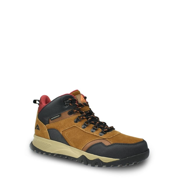 Ozark Trail Men's Redlined Mid Hiker Boots - Walmart.com