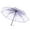 Purple, variant on Clear Umbrellas, Folding Bubble Rain Umbrella for Photo Wedding Travel, 37"