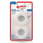 Band-Aid Hurt-Free Medical Paper Tape, 1 Inch By 10 Yards Roles, 2 Ea, 2 Pack