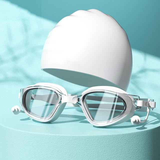 Sunny Swim Goggles Full View Fog Swimming Goggles for Adults Pool Training