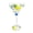 Pineapple, variant on Artistic Hand Painted Cocktail Glass with Exotic Pattern Mexicans Party Supplies Margarita Glass Drinkware for Champagne