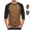 Light Brown, variant on FOPSUFGWFO Men's Long Sleeve T-Shirt Crew Neck Soft Breathable Tops Casual Fashion Lightweight Classic Fit Blouses for Fall Wear XL