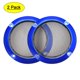 thumbnail image 1 of Cubierta de rejilla para altavoces Unique Bargains de 3 pulgadas, 95 mm, círculo decorativo, protector de subwoofer negro y azul claro, 2 piezas, 1 of 5